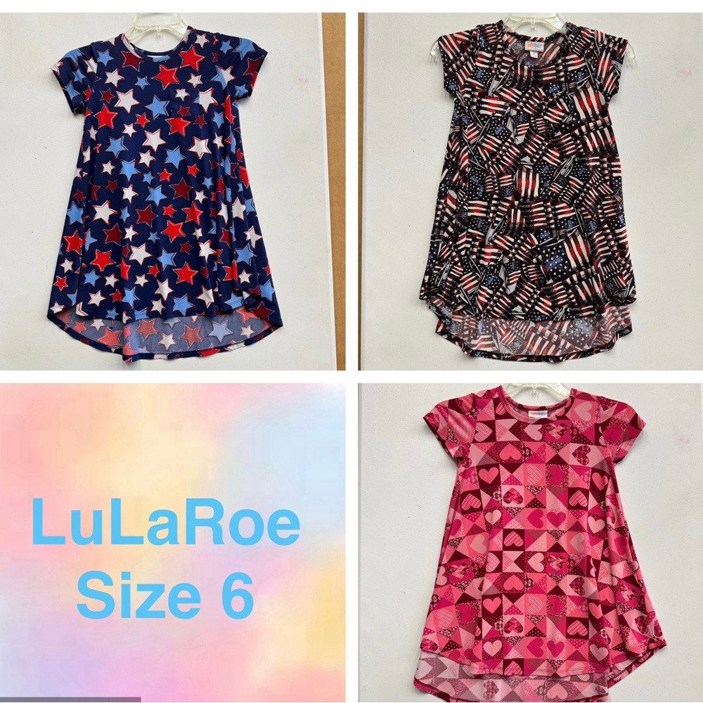 Set of 3 LuLaRoe Boutique Dressed Girls 6 - Picture 11 of 11